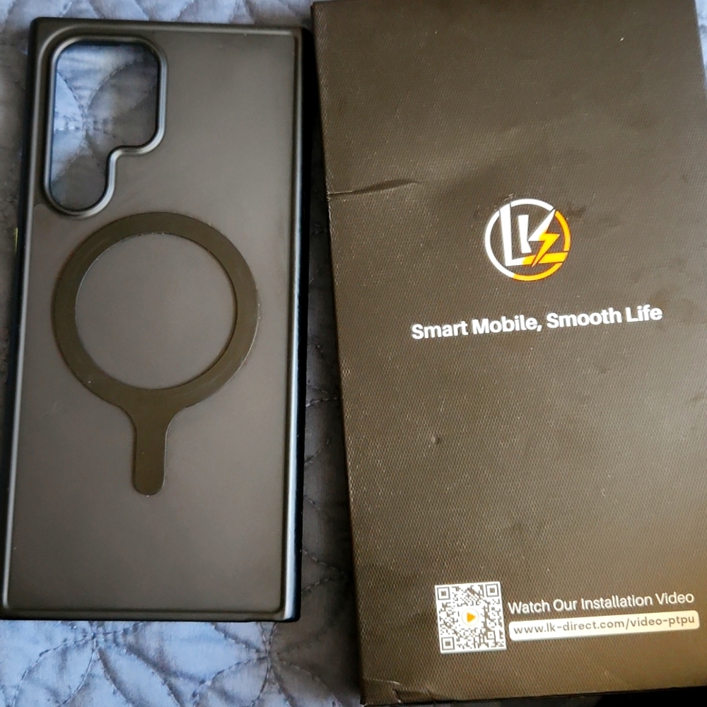 S22 Plus Black Torras Phone Case With Screen Protectors